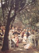 Max Liebermann Beer Garden in Munich (nn02) oil